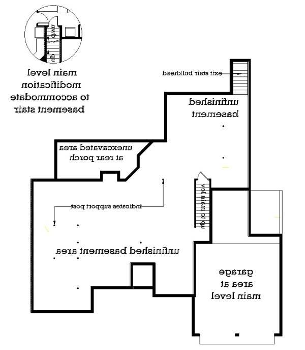 Optional Basement Foundation image of Prentiss Commons-1828 House Plan
